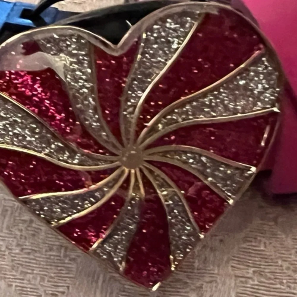 Betsey Johnson Christmas Holiday Belt Set of 2  Pink Heart Gingerbread Large NWT